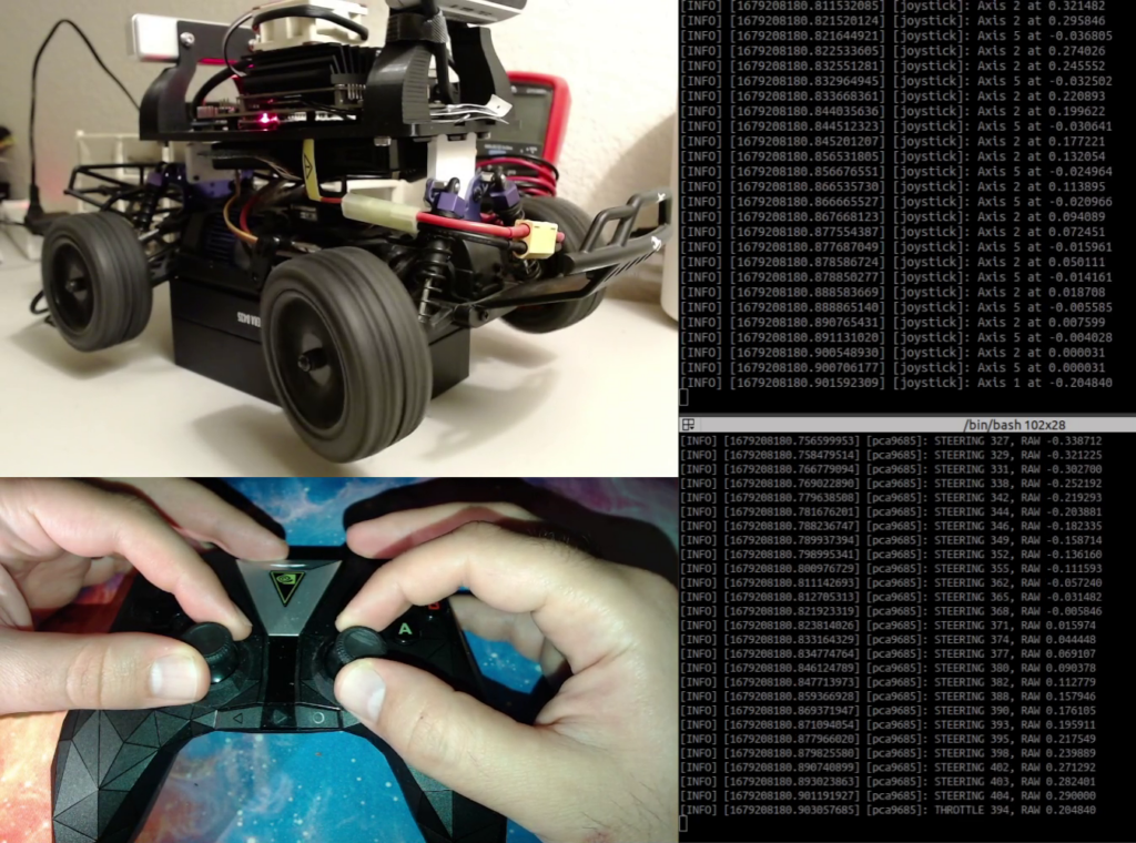 Actuation and PCA9685 with ROS 2 on Jetson Nano