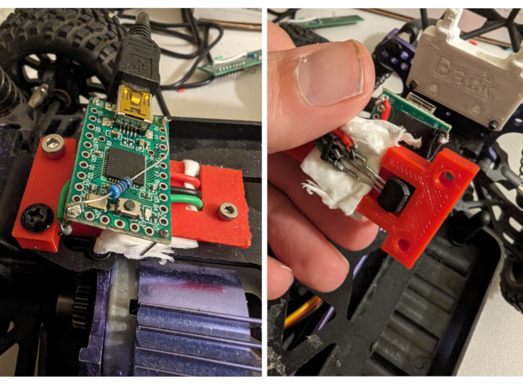 Gear Tooth Sensor as Encoder for DonkeyJet